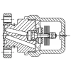 Stainless steel Armstrong thermostatic bimetallic steam trap | AB 3000